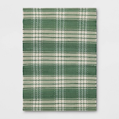 4'x5'6" Plaid Chindi Handwoven Area Rug - Room Essentials™