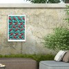 "Scarlet Ibis Pattern" Outdoor Canvas - image 4 of 4