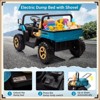 Garvee 24V Kids Ride On Dump Truck, 2-Seater Electric UTV with Remote Control, 4x35W Motors, Shovel, Music, Lights & Bluetooth - 4 of 4