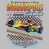 Mens Indy 500 Retro Greatest Spectacle in Racing Lightweight Hoodie - 2 of 4