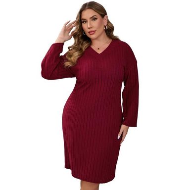 princess polly baby blue dress Burgundy Dresses main image 0