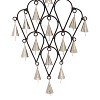  Eclectic Metal Abstract Windchime Black/Silver - Olivia & May - image 3 of 3