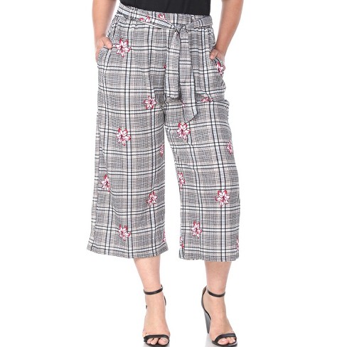 Plus size hot sale gaucho capris