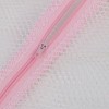 Unique Bargains Nylon Thick Mesh Lightweight Underclothes Laundry Bags 23.6" x 19.6" Pink White 1 Pc - 3 of 3