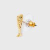 SUGARFIX by BaubleBar Future Mrs Stud Earrings - Gold: Zinc Statement Jewelry, Post Closure - 3 of 3