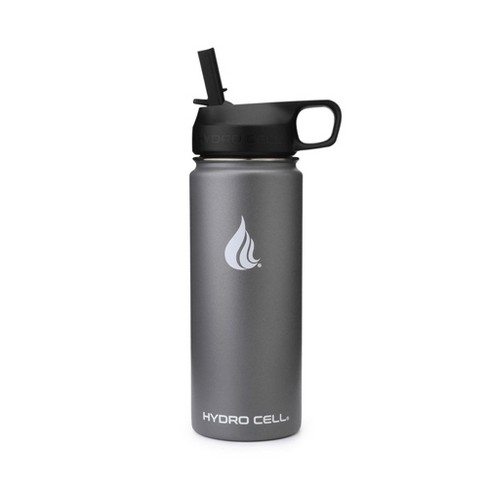 18oz Graphite Hydro Cell Wide Mouth Stainless Steel Water Bottle : Target