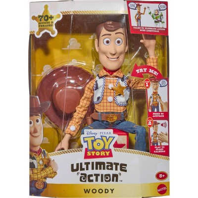 Детские фигурки Toy Story 5 Disney and Pixar Toy Story 5 Ultimate Action Woody Figure, Simple & Animated Mode, 16" Posable — фото 6