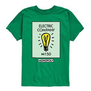 Boys' - Monopoly - Electric Company Short Sleeve Graphic T-Shirt - 1 of 4