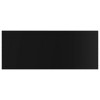vidaXL Bookshelf Boards 4 pcs High Gloss Black 39.4"x15.7"x0.6" Engineered Wood - 4 of 4