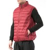 Alpine Swiss Clark Mens Puffer Vest Down Alternative Water Resistant Packable Outerwear Zip Up Pockets Warm Versatile Layer - 4 of 4