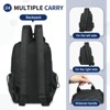 Unique Bargains Lightweight Waterpoof Convertible Sling Bag with USB Charge Port - 3 of 4