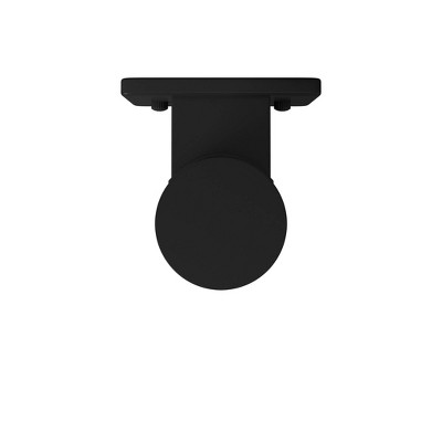 Riga Sleek Matte Black Cylinder Outdoor Wall Light