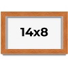 PosterPalooza | Photo Size Flat Brown Picture Frame - UV Acrylic, Foam Board Backing, Hanging Hardware - 2 of 4