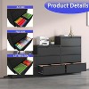 Lateral File Cabinet 4 Drawer, Filing Cabinet, Lockable File Cabinet for Home Office, Locking Metal Cabinet for Legal/Letter/A4/F4 Size-The Pop Home - 4 of 4
