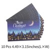 Unique Bargains Christmas Greeting Card Multicolor 4.5x3.1 Inch 10 Pcs - 3 of 4