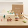 Freniland - Wooden Stacking Rocket & Vehicles Toy Set, 4 Piece Developmental Gift Box for 10M+ Toddlers - 4 of 4