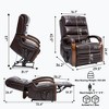 ChicFurnit Living Room Chair Arm Accent Chair Chenille / Leatheraire Power Lift Recliner with Massage Heat Dual Motor Elder Chair for Living Room - 3 of 4