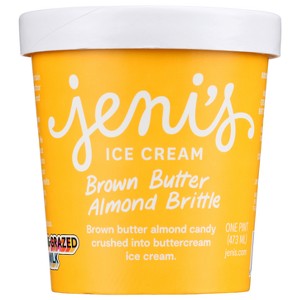 Jeni's Brown Butter Almond Brittle Ice Cream - 16oz - 1 of 4