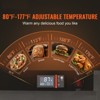 VEVOR Hot Box Food Warmer, 4-Tier Concession Warmer with Water Tray, 4 Pans, Glass Double-door and Adjustable Shelves - 3 of 4