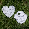 Transpac Pet Memorial Stepping Stone Set of 2 Home Decorations Spring - 2 of 2