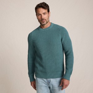 Lands' End Men's Drifter Cotton Crewneck Sweater - 1 of 4