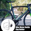 Unique Bargains Double Side Bicycle Water Coffee Drink Cup Bottle Holder Cages Carrier Rack with Base  for Mountain Road Bike Motorcycle - 2 of 4