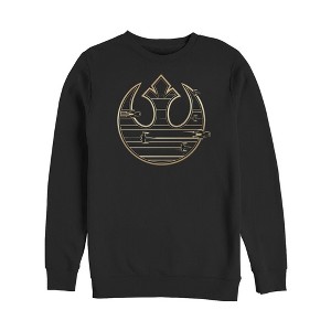 Men's Star Wars The Last Jedi Rebel Logo Streak Sweatshirt - 1 of 3