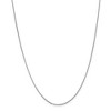 Black Bow Jewelry 1.15mm 14k White Gold Solid Rolo Pendant Chain - 3 of 4