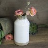 VIP Ceramic 8 in. White Vase with Taper - 3 of 4