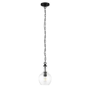 Hampton & Thyme 7" Wide Pendant with Glass Shade 