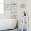 Americanflat Vintage Rustic Bathroom Signs - 2, 3 & 4 X Composite Wood 10" Bathroom Signs For Wall Decor - 2 of 4