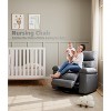 Recliner Chair with Heat & Massage – 360° Swivel & Manual Rocking, Ergonomic Design with Remote & Cup Holders for Living Room - 3 of 4