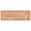 vidaXL Wall Hanger 16.5 in.x3.3 in.x5.5 in. Solid Wood Walnut - 3 of 4