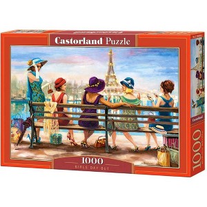 1000 Piece Jigsaw Puzzle, Girls Day Out, Ladies of Paris, Elegant ladies, Paris puzzle, Adult Puzzle, Castorland C-104468-2 - 1 of 4