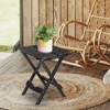 Karl Home|Wood Patio Folding Side Table - 3 of 4