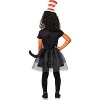 Dr. Seuss Girl's The Cat in the Hat The Cat Dress Halloween Costume Dress - 2 of 2
