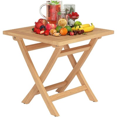 Acoinel HDPE Patio End Table for Outdoor