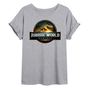 Women's - Jurassic World: Rebirth - Logo Oversized Graphic T-Shirt - 1 of 4
