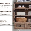 Bathroom Wall Cabinet, Farmhouse Medicine Cabinet with Drawer, 24" Wide Bathroom Cabinet with Adjustable Shelf & Double Barn Doors - 2 of 4