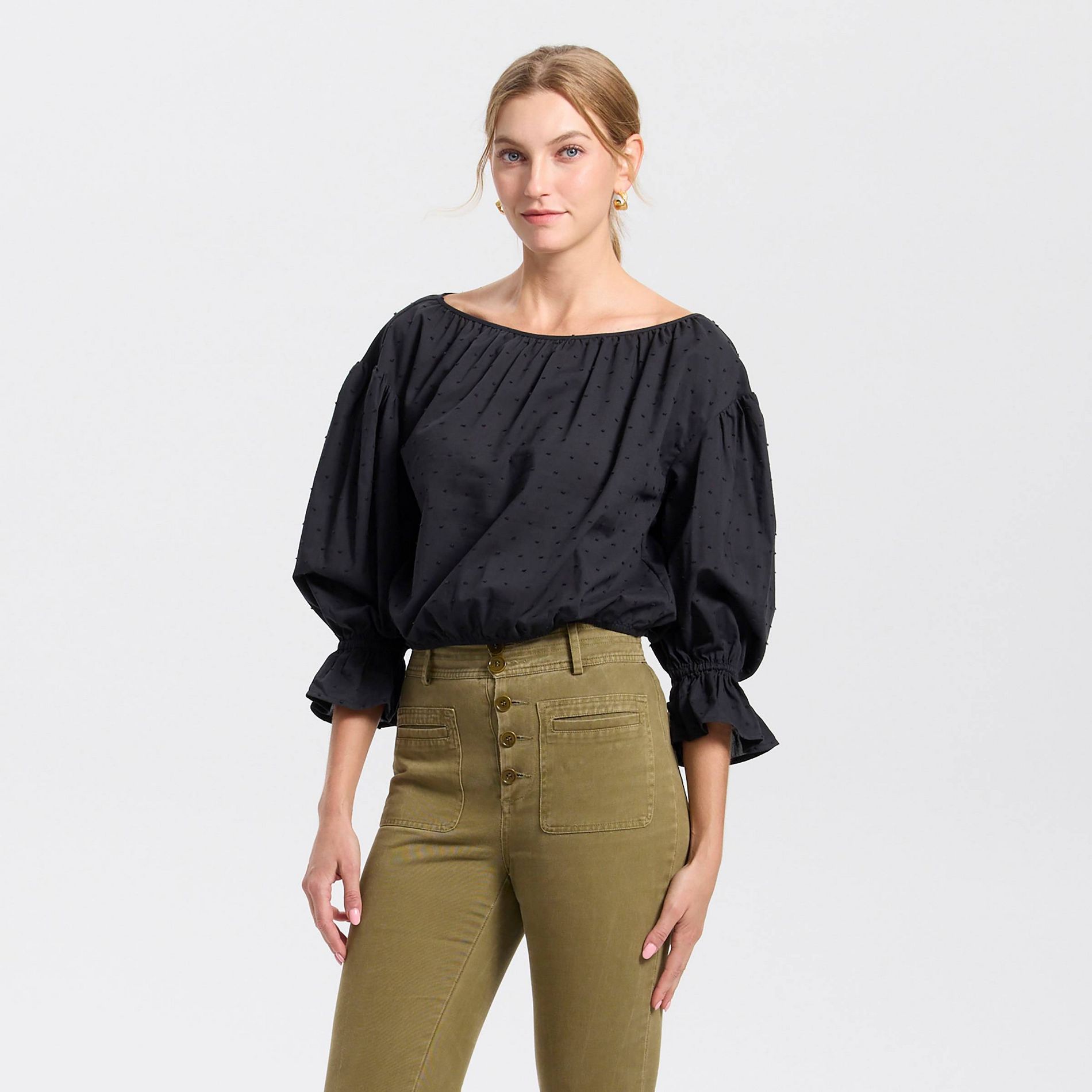 Women's Puff Long Sleeve Blouse - Universal Thread™
