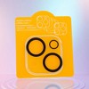 Unique Bargains Cell Phone Camera Cover 5H Glossy Camera Protector Glass Translucent and Black 1 Pcs - 4 of 4