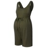LXT-Maternity Dress Women's Scoop Neck Sleeveless Tank Top Summer Short Jumpsuit - 4 of 4