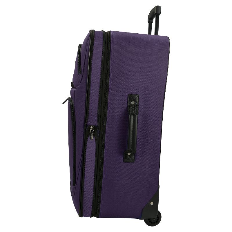 U.S Traveler Vineyard 4pc Softside Luggage Set, 3 of 7