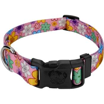 Country Brook Petz Deluxe May Flowers Dog Collar - Made In The U.S.A.