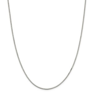 Black Bow Jewelry 1.5mm Sterling Silver, Box Chain Necklace - 1 of 4