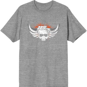 No Fear Skull With Wings Logo Adult Crew Neck Short Sleeve Tee - 1 of 2