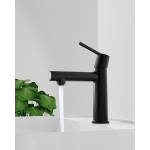 PAGED Bathroom Faucet for 1 or 3 Holes, Single Handle Bathroom Sink Faucet with Two Hoses for Bathroom, Fountain and Flow Mode - 1 of 4