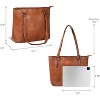 Leather Purse For Women Ladies Shoulder Handbag For Work, Travel, Casual Use - 3 of 4