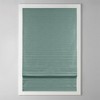 Vynxaria 39"Wx64"L Printed Faux Silk Room Darkening Cordless Roman Shade,Green(Only 1 PC) - 2 of 4