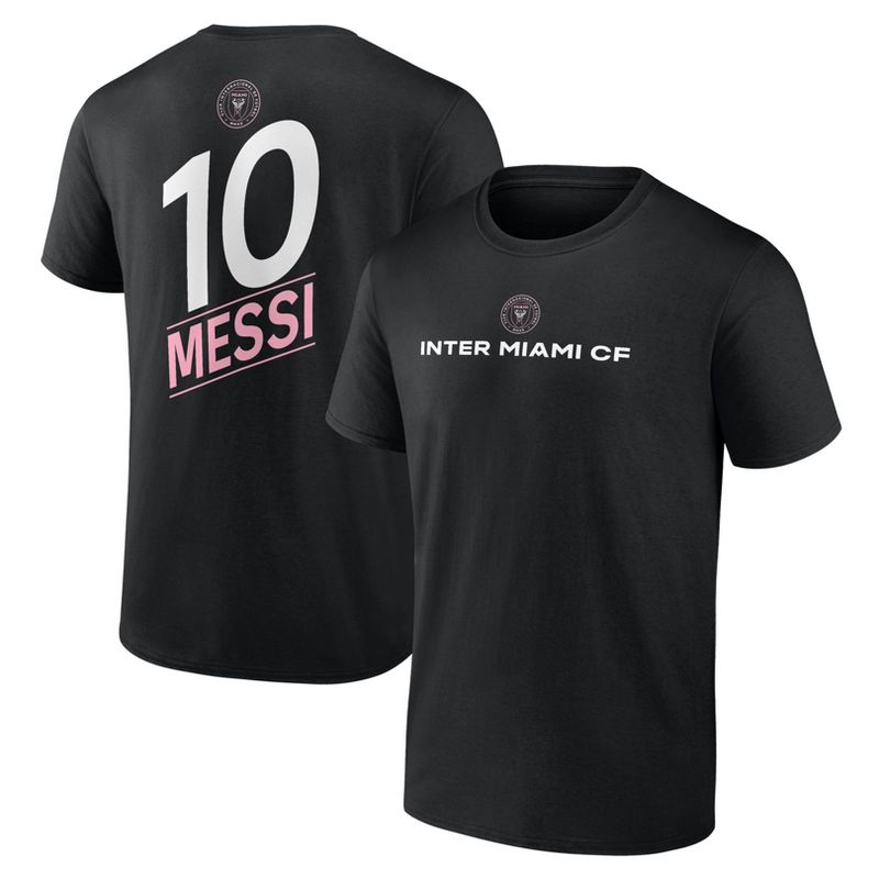 MLS Inter Miami CF Men's Lionel Messi T-Shirt - Black, 3 of 4